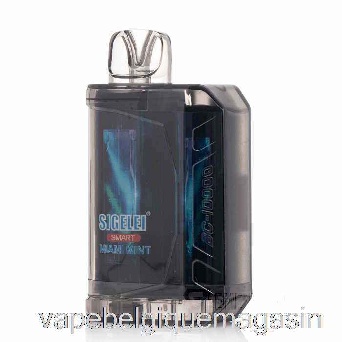 Vape Jetable Sigelei Smart Ac10000 0% Zéro Nicotine Jetable Miami Menthe